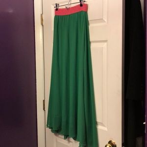 LulaRoe Lucy green XS